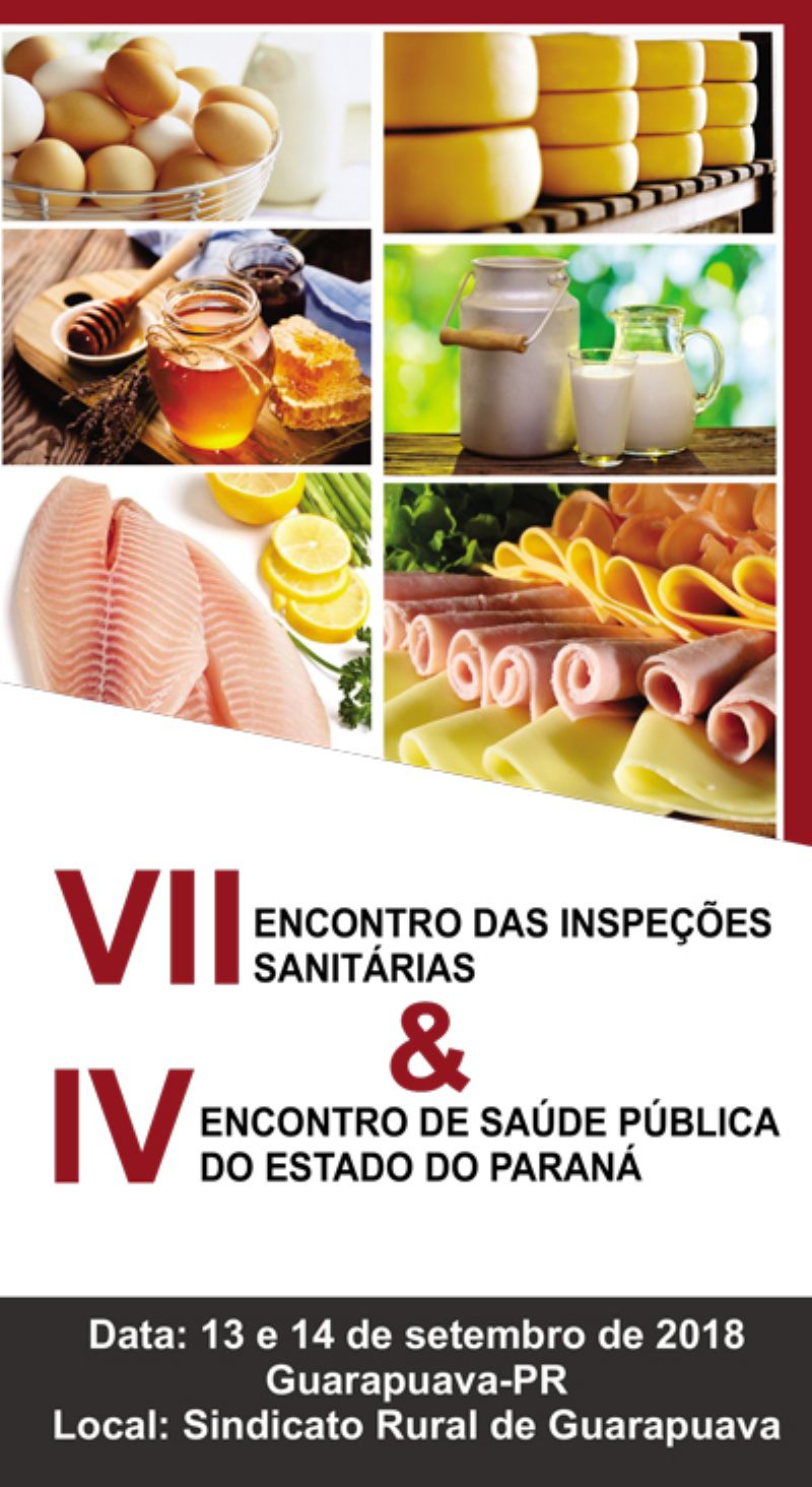 AMANHÃ: Sindicato Rural sedia Encontro de Inspeções Sanitárias e de Saúde Pública do Estado do Paraná 
