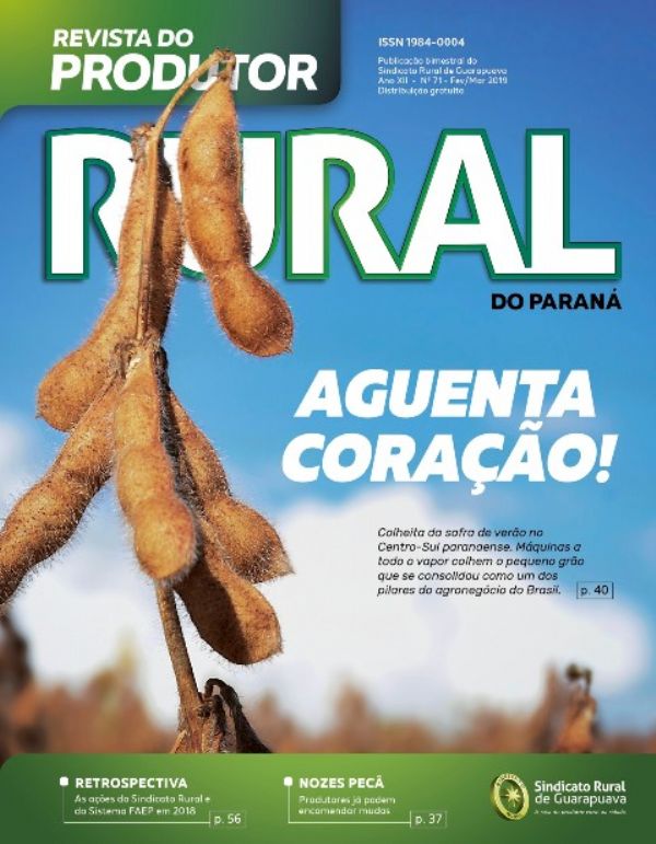 Chegou nesta segunda-feira, 11, a primeira edição da Revista do Produtor Rural de 2019