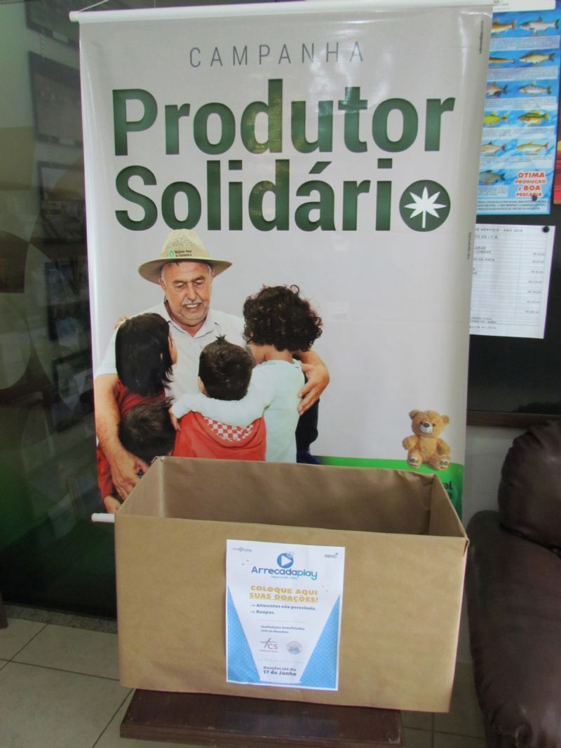 Sindicato Rural é ponto de arrecadação da Campanha Arrecadaplay
