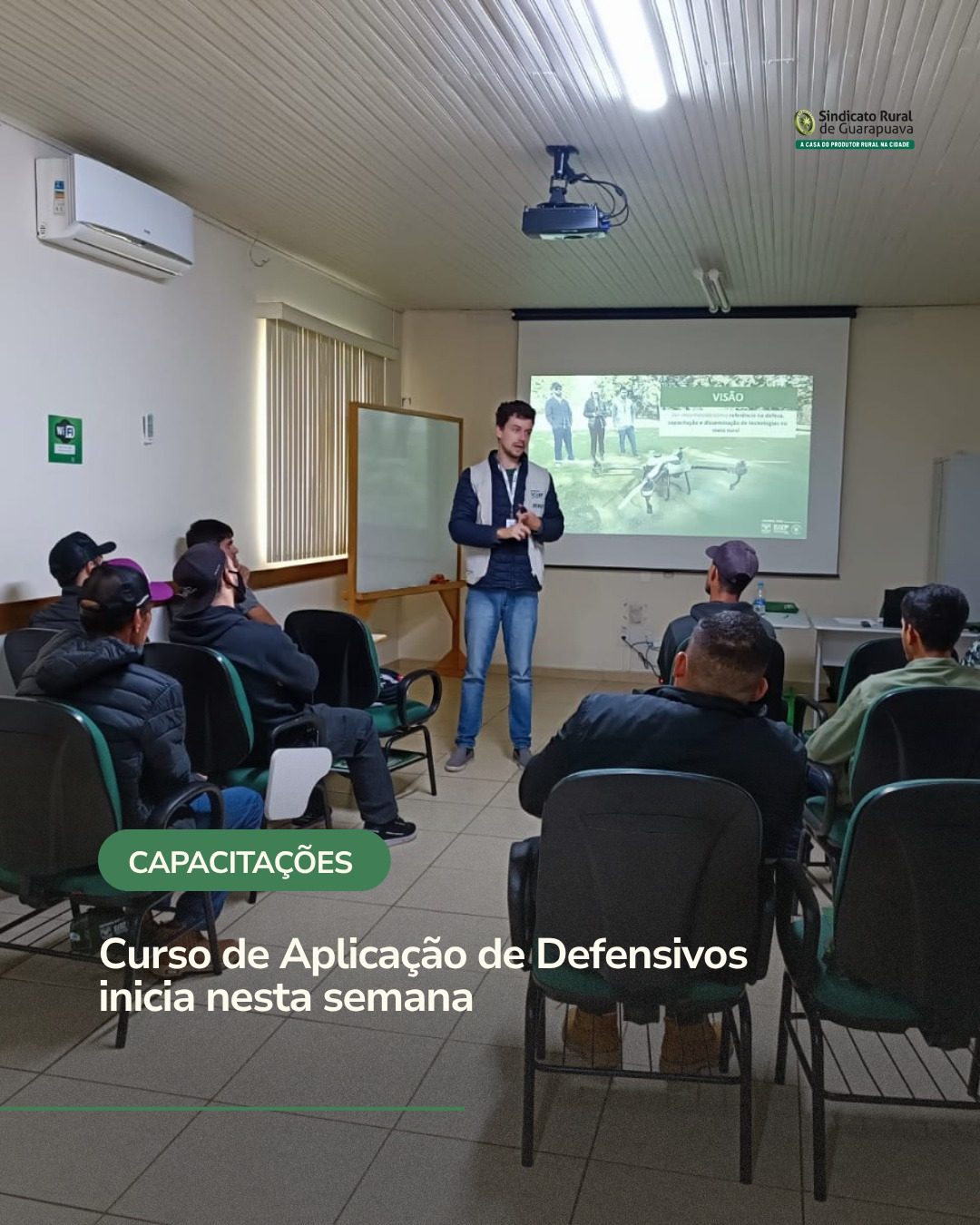 Curso de Aplicação de Defensivos inicia nesta semana