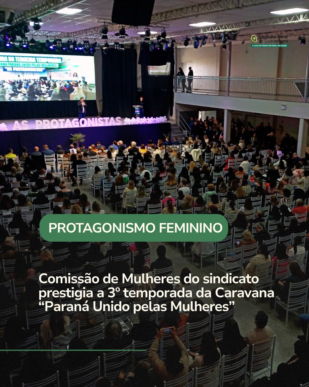 Comissão de Mulheres do sindicato prestigia a 3º temporada da Caravana Paraná Unido pelas Mulheres
