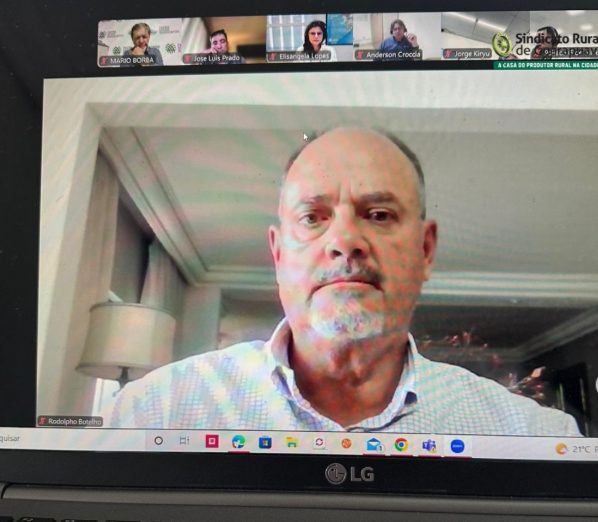 Rodolpho Botelho representa Comissão de Bovinocultura da FAEP em reunião on-line da CNA sobre logística