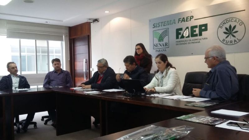 Representantes do Sindicato Rural participam da reunião da Comissão Técnica de Cereais da Faep
