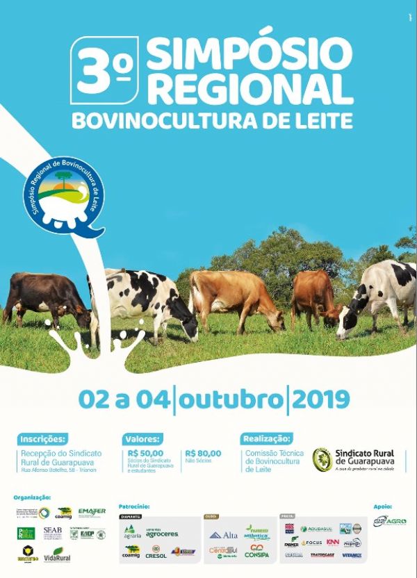 Simpósio da Bovinocultura de Leite: vagas são limitadas