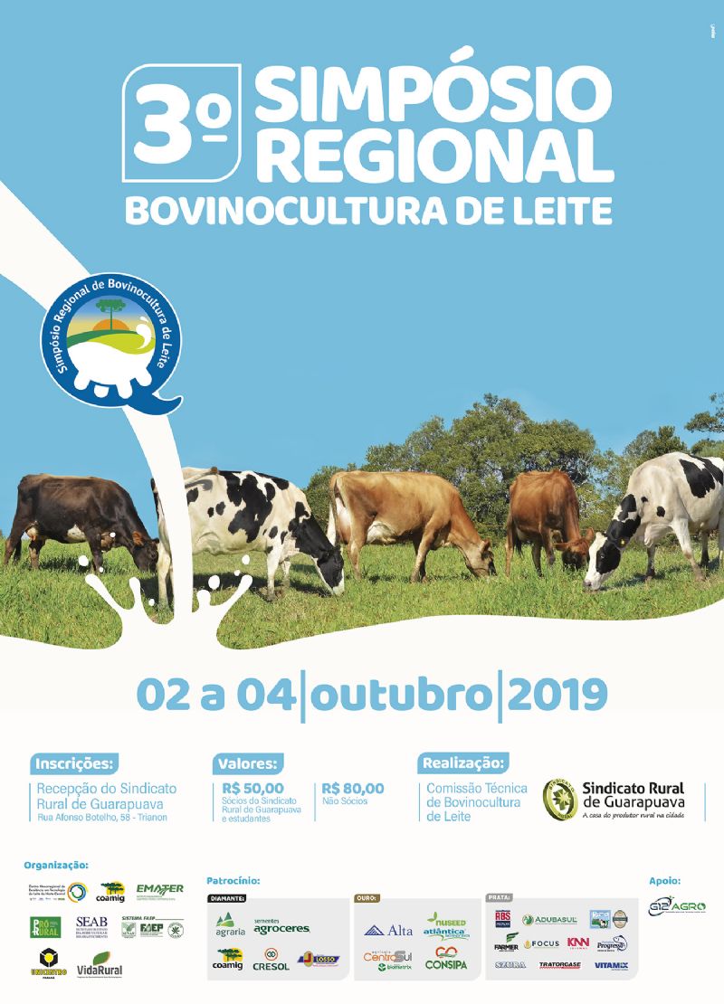 É AMANHÃ: Simpósio da Bovinocultura de Leite oferece uma programação intensa para produtores e técnicos