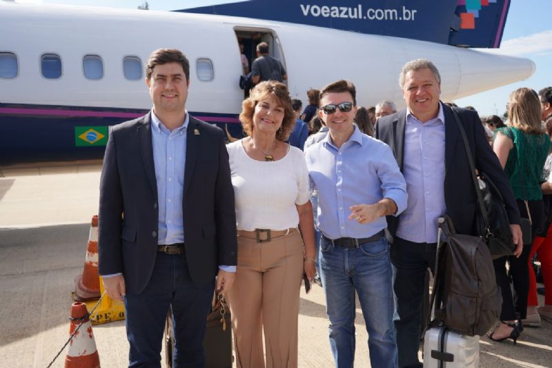 Aeroporto de Guarapuava teve seu voo inaugural no sábado (7)