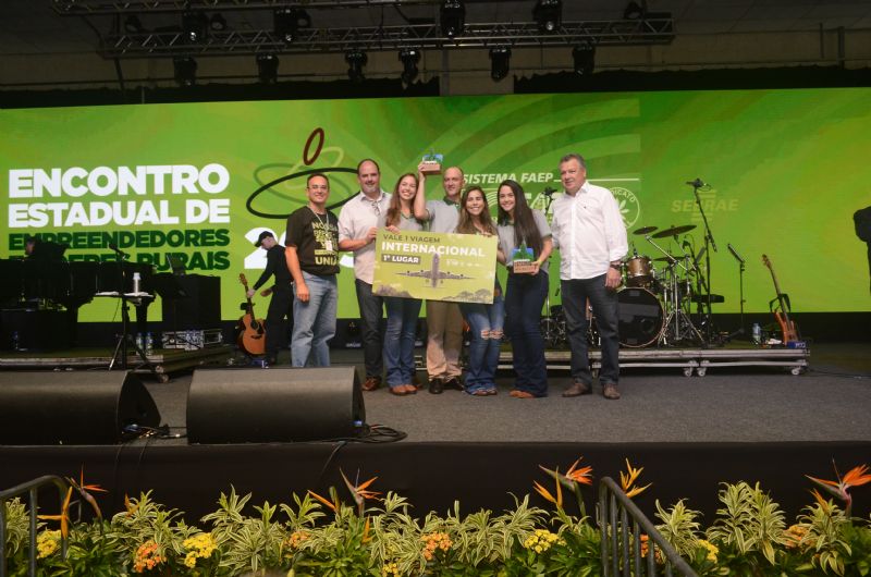 Guarapuava sobre ao palco no Empreendedor Rural 2019 