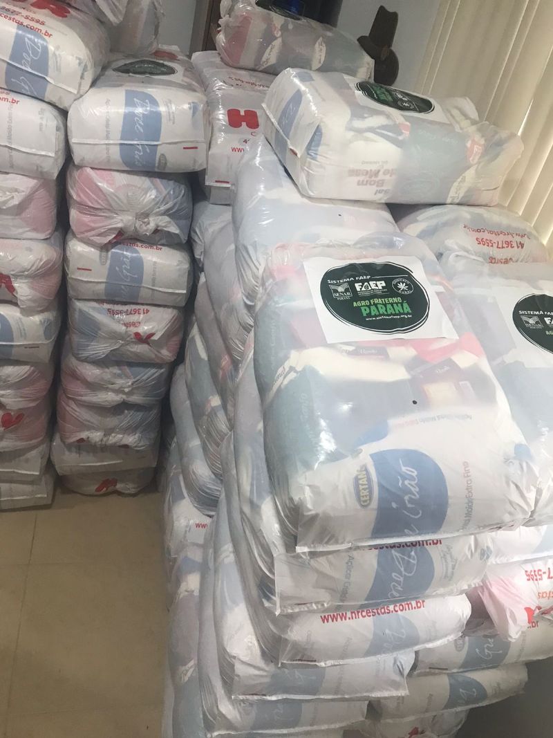 Sindicato Rural de Guarapuava entrega cestas básicas do Programa Agro Fraterno