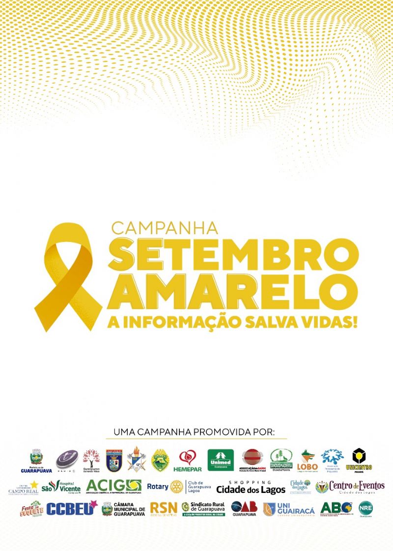 Sindicato Rural de Guarapuava participa do Dia D da Campanha Setembro Amarelo nesta sexta