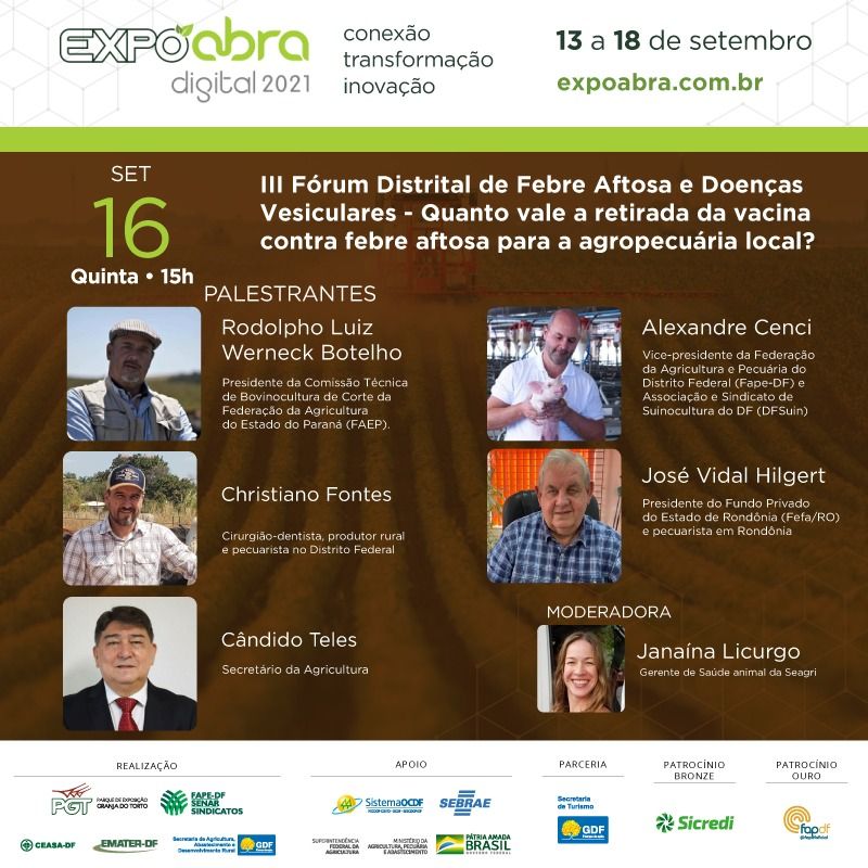 Botelho ministra palestra na Expoabra nesta quinta