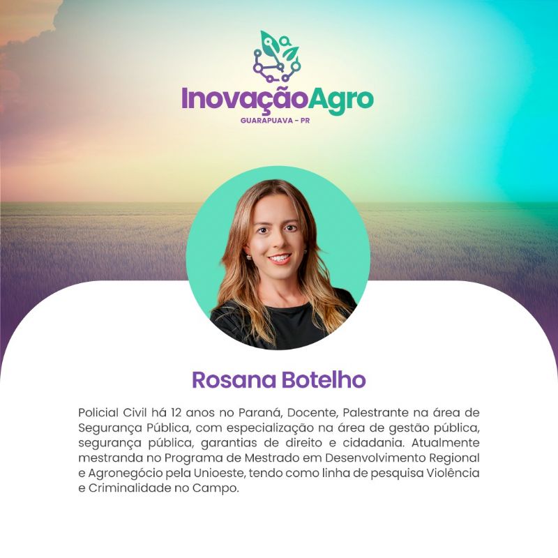 InovaçãoAgro traz palestra sobre segurança no campo dia 24 de agosto