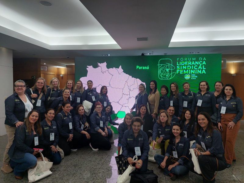 Lideranças femininas do PR a todo vapor no 1º Fórum da Liderança Sindical Feminina da CNA em Brasília
