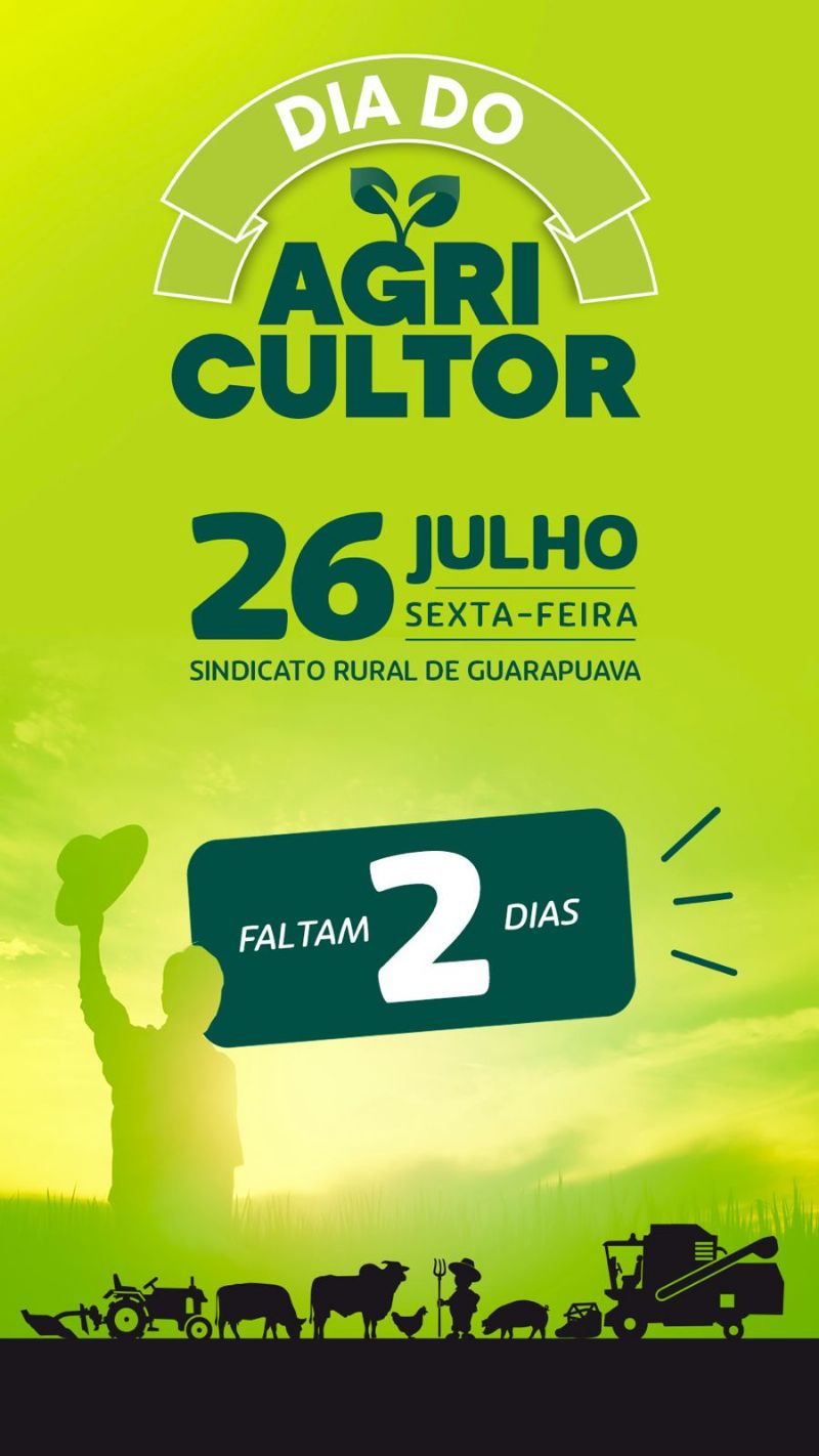 Sindicato Rural de Guarapuava comemora Dia do Agricultor nesta sexta