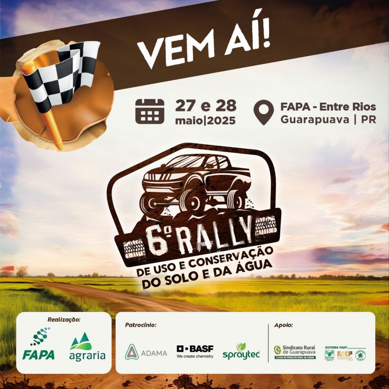 6ª Rally do Uso e Conservação do Solo e da água acontece nesta semana