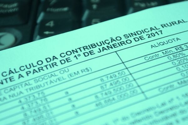 Contribui&ccedil;&atilde;o Sindical Rural vence dia 22 de maio