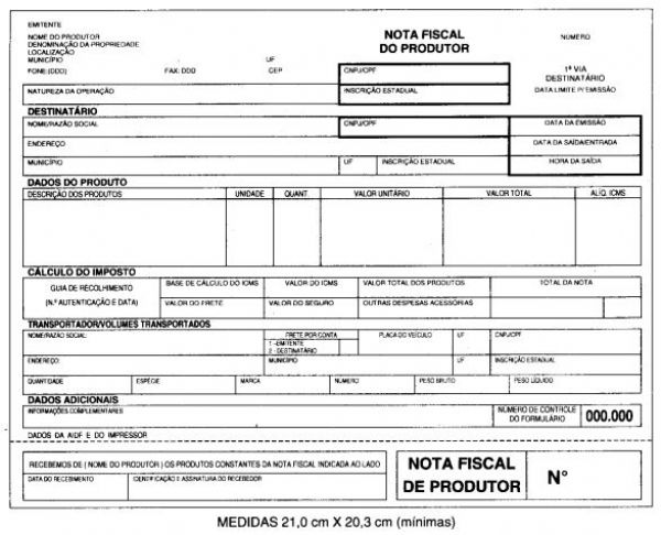 Nota Fiscal do Produtor em opera&ccedil;&otilde;es interestaduais apresenta mudan&ccedil;as a partir de 2018