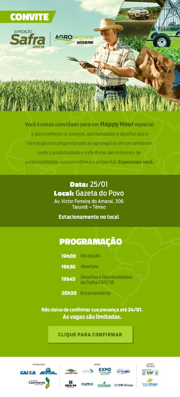 Expedi&ccedil;&atilde;o Safra volta a campo para avaliar colheita da safra 2017/18